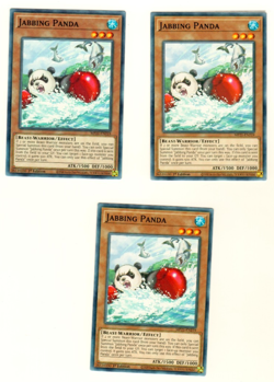 Set Of 3 Jabbing Panda Tin Of Ancient Battles 2021 1st Edition Yugioh Card - Image 3