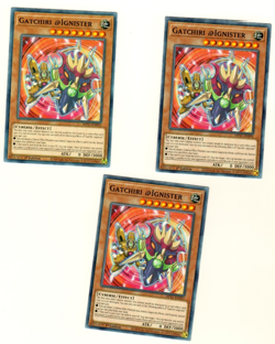 Set Of 3 Gatchiri @Ignister Tin Of Ancient Battles 2021 1st Edition Yugioh Card - Image 1