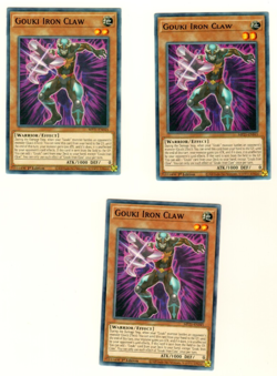 Set Of 3 Gouki Iron Claw Tin Of Ancient Battles 2021 1st Edition Yugioh Card - Image 1