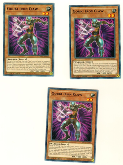Set Of 3 Gouki Iron Claw Tin Of Ancient Battles 2021 1st Edition Yugioh Card - Image 3