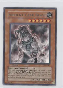 Ancient Gear Beast 1st Ed. YuGiOh The Lost Millenium #TLM-EN007 2005 READ - Image 1
