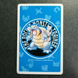 S2585 Voltorb 6 of Diamonds Blue Blastoise Deck Playing Poker Card Pokemon - Image 2