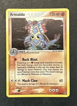 Pokemon TCG Armaldo EX Power Keepers Holo Rare Card 3/108 - Image 1