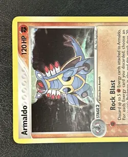 Pokemon TCG Armaldo EX Power Keepers Holo Rare Card 3/108 - Image 2