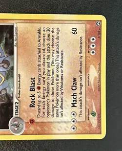 Pokemon TCG Armaldo EX Power Keepers Holo Rare Card 3/108 - Image 3