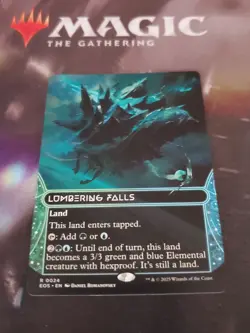 Mtg. Lumbering Falls. #24. Borderless. Edge of Eternities. Pack Fresh - Image 1