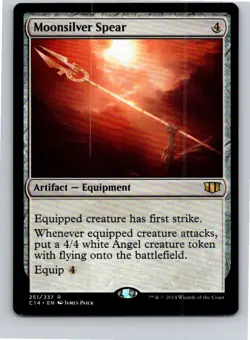 Magic the Gathering Moonsilver Spear Commander 2014 MTG Free Shipping! - Image 1