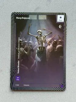Wonders of the First - Harp Enjoyer T-021 FOIL - Token Wonder Card - Image 2