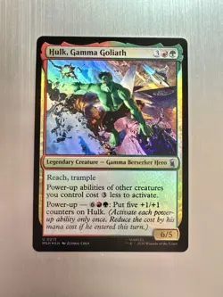 Hulk, Gamma Goliath - 215 - MTG: Marvel Super Heroes - Uncommon - FOIL - Image 1