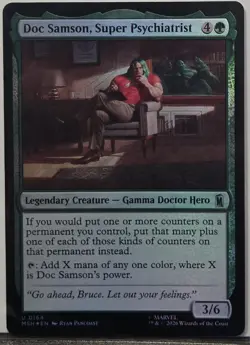 Magic: The Gathering Doc Samson, Super Psychiatrist 164 Marvel Super Heroes Foil - Image 1