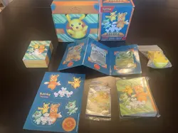 Paldea Adventure Chest Promo Cards Pikachu Sprigatito Pawmot Maushold And Extras - Image 1