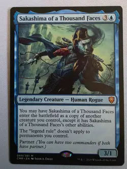 Wizards of the Coast Sakashima of a Thousand Faces #089/361 Mythic Regular EN - Image 1