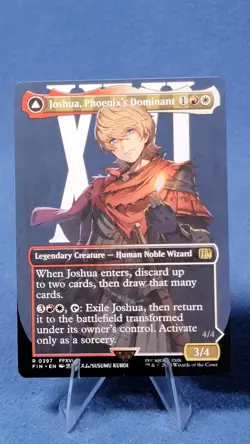 Joshua, Phoenix's Dominant Borderless And Regular FINAL FANTASY MTG NM - Image 2
