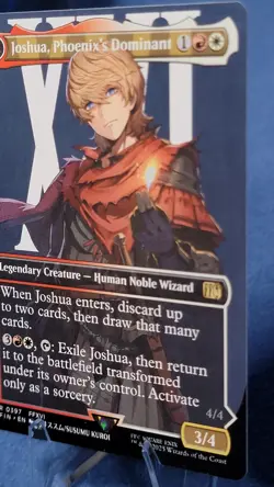Joshua, Phoenix's Dominant Borderless And Regular FINAL FANTASY MTG NM - Image 5