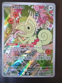 Pokemon TCG Surging Sparks Alt Art Kecleon 213/191 Near Mint - Image 1