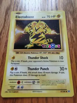 Pokemon TCG Electabuzz Promo Toys R Us 41/108 Holo LP - Image 1