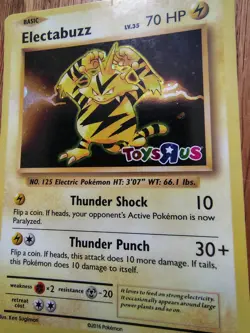 Pokemon TCG Electabuzz Promo Toys R Us 41/108 Holo LP - Image 5