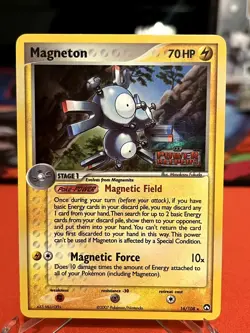 Magneton 16/108 Rare Power Keepers Pokemon Reverse Holo Near Mint - Image 1