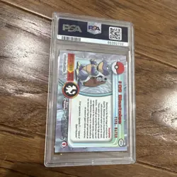 2000 TOPPS CHROME POKEMON T.V. #9 BLASTOISE PSA 10 FOIL - Image 2