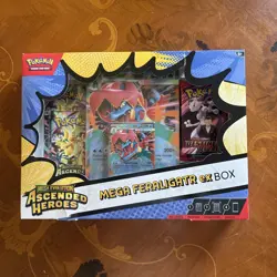 Pokemon TCG: Mega Evolution—Ascended Heroes Mega Feraligatr ex Box - Image 1