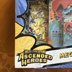 Pokemon TCG: Mega Evolution—Ascended Heroes Mega Feraligatr ex Box - Image 4