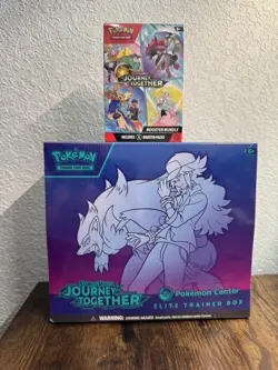 Pokemon Journey Together Pokemon Center ETB & booster bundle Lot-Factory Sealed - Image 1