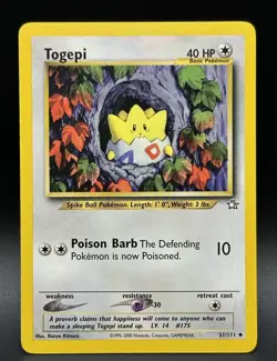 Togepi 51/111 Pokemon Neo Genesis NM - 0379 - Image 1
