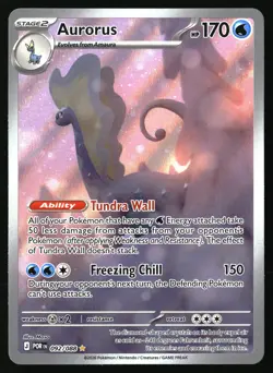 AURORUS 092/088 HOLO ILLUSTRATION RARE PERFECT ORDER POKEMON NEAR MINT - Image 1