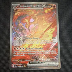 The Pokemon Company Team Rocket's Moltres ex SIR Full Art Holo 229/182 Sv10 - Image 1