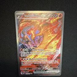 The Pokemon Company Team Rocket's Moltres ex SIR Full Art Holo 229/182 Sv10 - Image 2