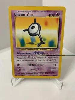 Pokemon TCG Unown Y Neo Revelation FREE SHIPPING - Image 1