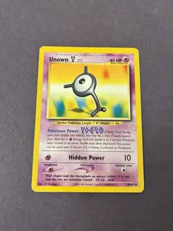 Pokemon TCG Unown Y Neo Revelation FREE SHIPPING - Image 3