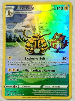 2023 Pokemon TCG Electivire GG08/GG70 Ultra Rare Crown Zenith Excellent-NM/M - Image 2