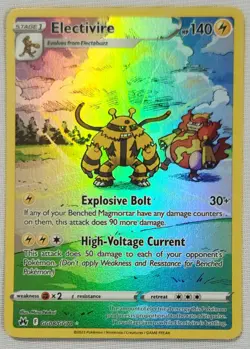 2023 Pokemon TCG Electivire GG08/GG70 Ultra Rare Crown Zenith Excellent-NM/M - Image 3