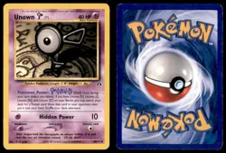 Unown [F] 48 75 UC Neo Discovery Pokemon MP - Image 3
