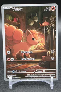 Vulpix 138/132 - Pokemon Mega Evolution Illustration Rare IR Full Art Holo NM - Image 1
