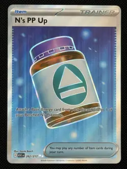 N's PP Up 262/217 Holo Ultra Rare Ascended Heroes Pokemon Near Mint - Image 1