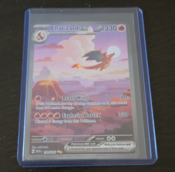 Pokemon Charizard ex 199/165 SV 151 SIR Holo Full Art English 330 HP 2023 - Image 1