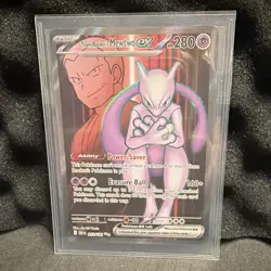 The Pokemon Company Team Rocket's Mewtwo ex 231/182 Sv10 Holo Ultra Rare EN - Image 1