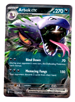 Arbok ex - 024/165 Double Rare Holo SV: Scarlet & Violet 151 Pokemon TCG - Image 1