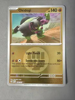 Pokemon TCG * Okidogi 122/217 Fighting * Rare HOLO * ME Ascended Heroes NM - Image 1