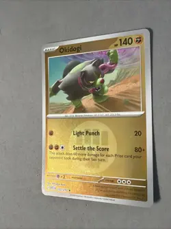 Pokemon TCG * Okidogi 122/217 Fighting * Rare HOLO * ME Ascended Heroes NM - Image 2