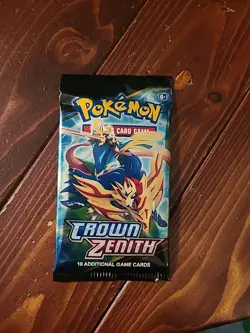 Pokemon Crown Zenith Sealed Booster Pack - Image 1