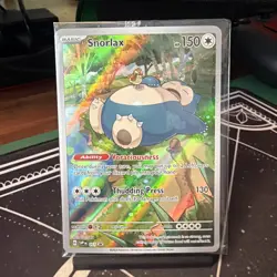 Pokemon SEALED Snorlax SVP 051 SV 151 ETB Full Art Promo Holofoil!! - Image 1