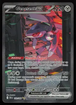 Genesect ex 169/086 Holo Special Illustration Rare Black Bolt Pokemon English NM - Image 1