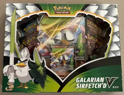 Pokemon TCG: Galarian Sirfetch'd V Box New Sealed - Image 1