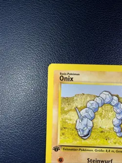 Onix Pokemon German Base Set 1st Edition (ONIX) #56 NM - Image 2