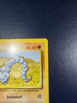 Onix Pokemon German Base Set 1st Edition (ONIX) #56 NM - Image 3