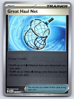Great Haul Net 078/086 Pokemon Chaos Rising Reverse Holo NM/LP - Image 1