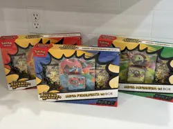 Pokemon TCG Ascended Heroes Mega Feraligatr + Meganium + Emboar EX Boxes Sealed - Image 1